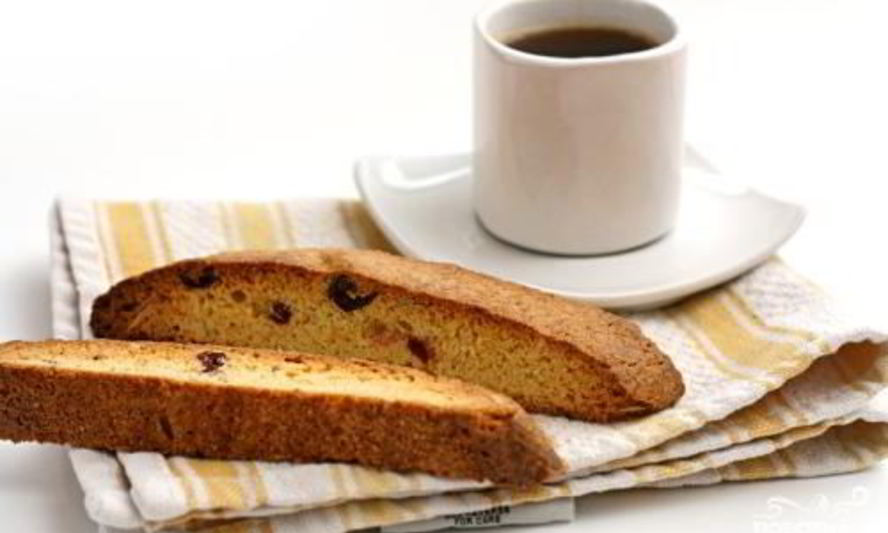 Рецепт бискотти с миндалем и апельсиновой цедрой