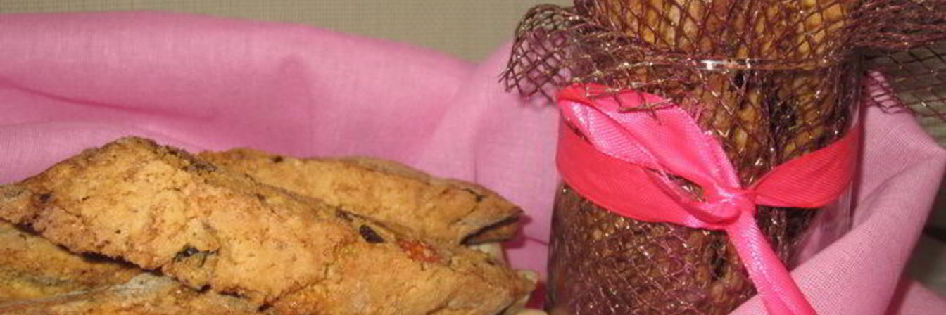 Бискотти с миндалем и сухофруктами