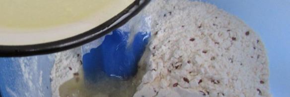 галетное печенье с семенами льна