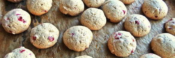 гречневое печенье с брусникой