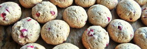 гречневое печенье с брусникой