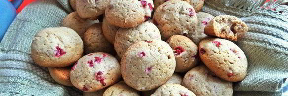 гречневое печенье с брусникой