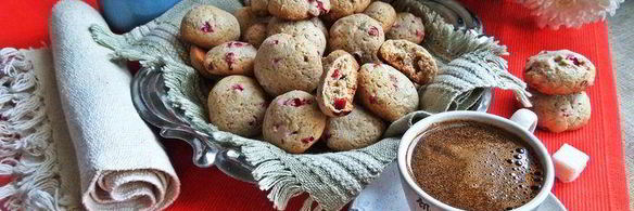 гречневое печенье с брусникой