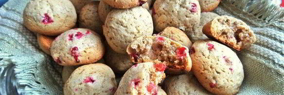 гречневое печенье с брусникой