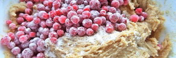 гречневое печенье с брусникой