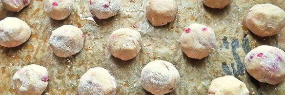 гречневое печенье с брусникой