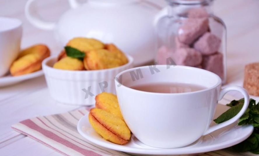 Рецепт кукурузного печенья с мятным ганашем