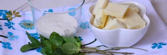 кукурузное печенье с мятным ганашем