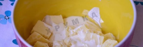 кукурузное печенье с мятным ганашем