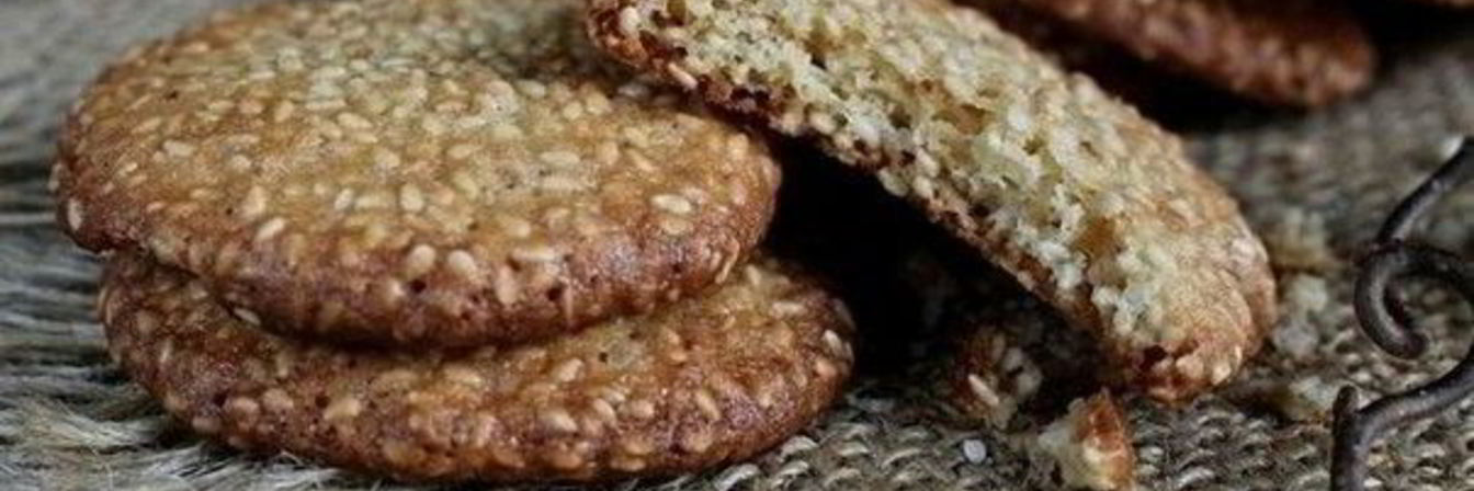 Кунжутное печенье