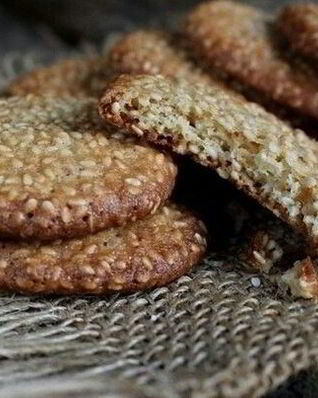 Кунжутное печенье