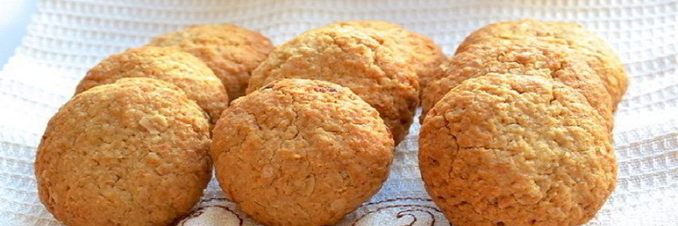 Лимонное печенье с овсянкой