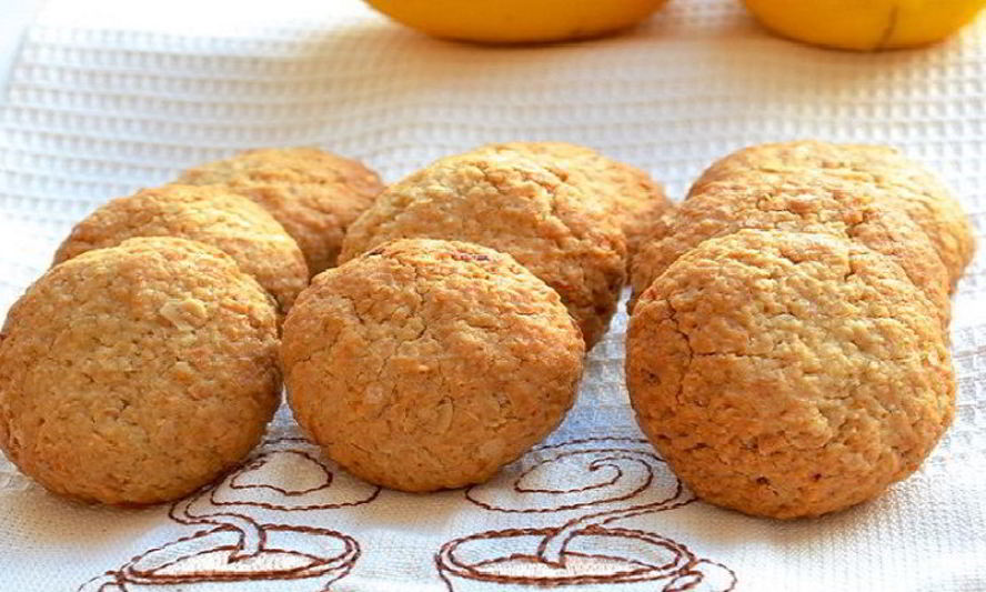 Рецепт лимонного печенья с овсянкой