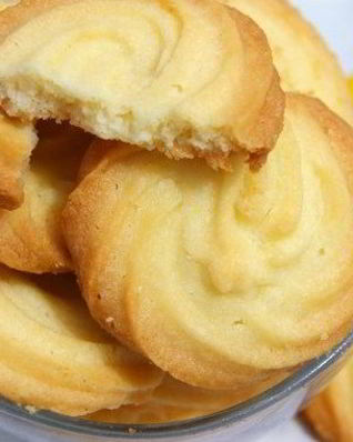 Нежное песочное печенье с крахмалом