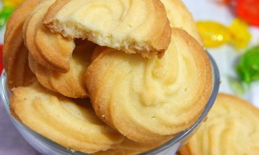 Рецепт нежного песочного печенья с крахмалом