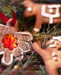 Новогоднее имбирное печенье