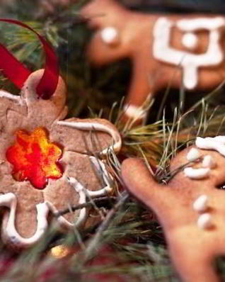 Новогоднее имбирное печенье