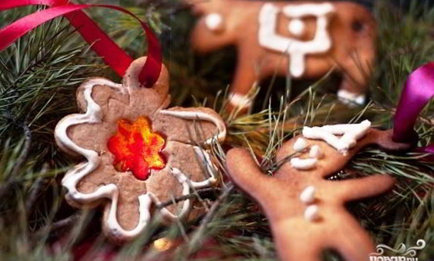 Рецепт новогоднего имбирного печенья