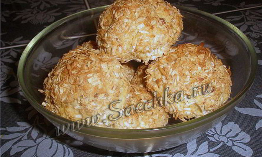 Рецепт овсяного печенья с бананом