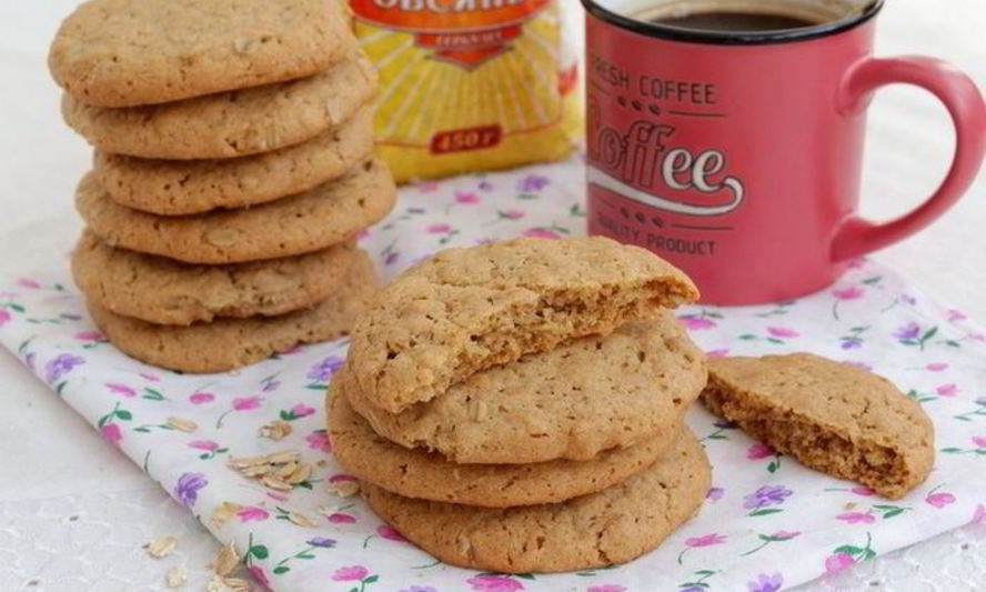 Рецепт овсяного печенья с цельнозерновой мукой