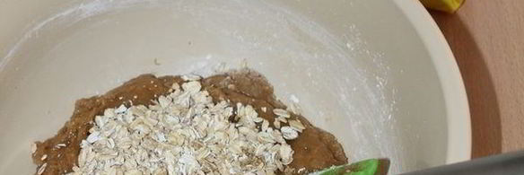 овсяное печенье с цельнозерновой мукой