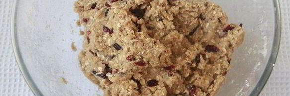 овсяное печенье с вяленой клюквой