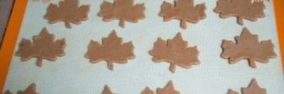 печенье листья