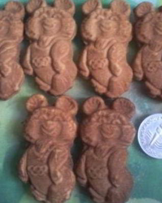 Печенье Мишки олимпийские