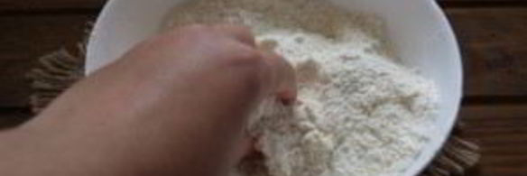 печенье на сметане с кунжутом