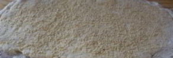 печенье на сметане с кунжутом