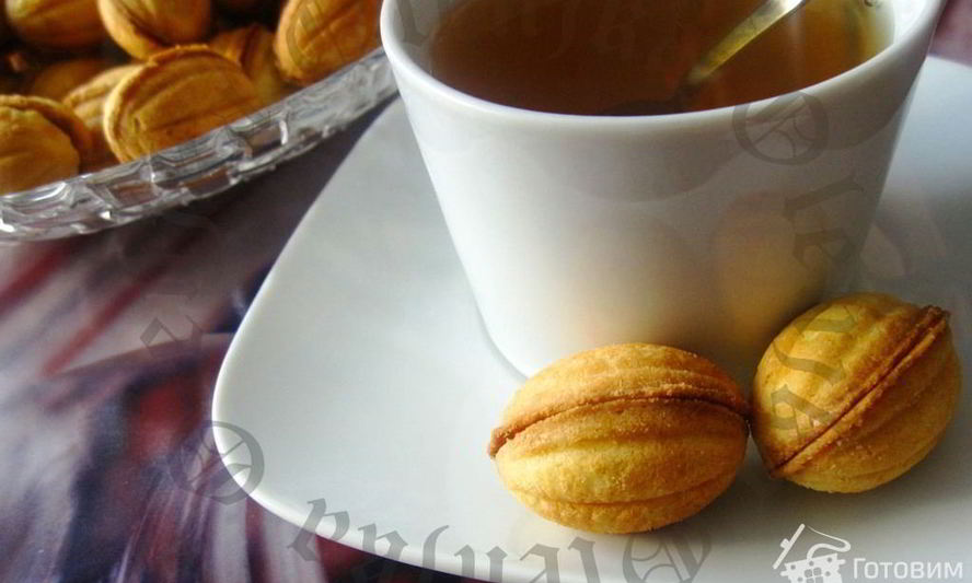 Рецепт печенья орешки