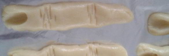 печенье пальцы на хэллоуин