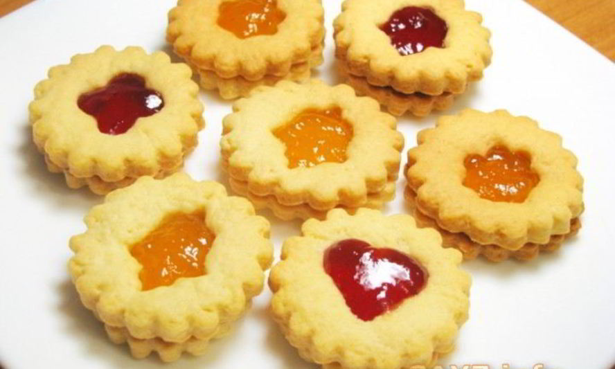 Рецепт печенья с джемом