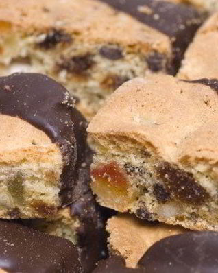 Печенье с вишней и цукатами