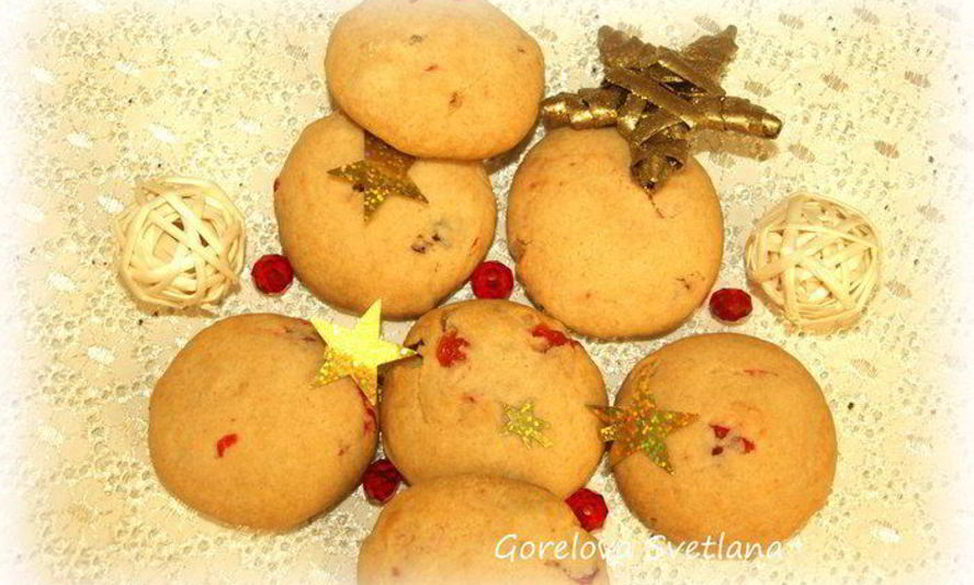 Рецепт печенья с вяленой вишней и коньяком