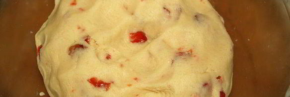 печенье с вяленой вишней и коньяком