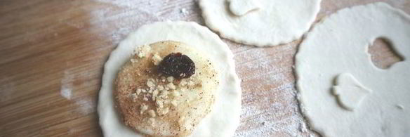 печенье с яблоками