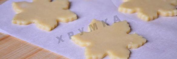 печенье снежинки