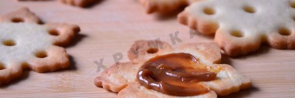 печенье снежинки