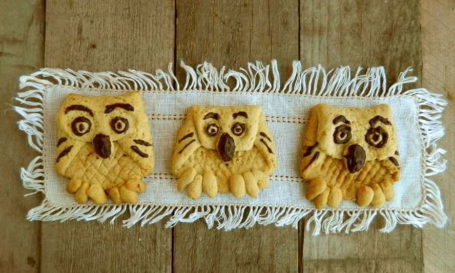 Рецепт печенья совы