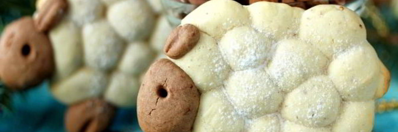 Песочное миндальное печенье Овечки