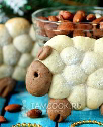 Песочное миндальное печенье Овечки