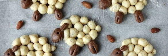 песочное миндальное печенье овечки