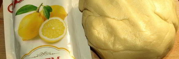 песочное печенье с лимонным джемом