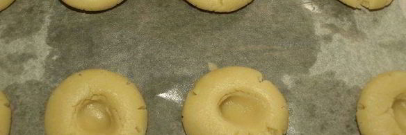 песочное печенье с лимонным джемом