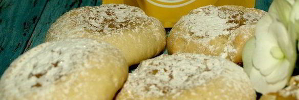 песочное печенье с лимонным джемом