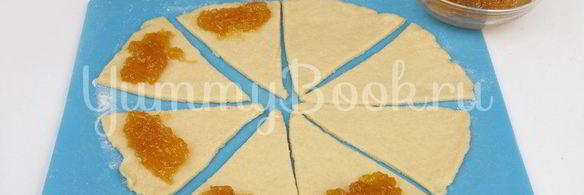 рогалики с тыквенным вареньем