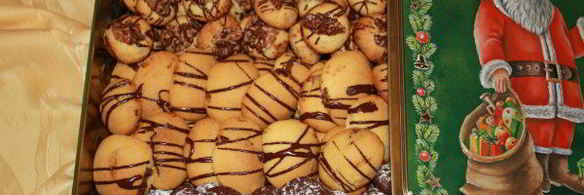 рождественское печенье разных сортов
