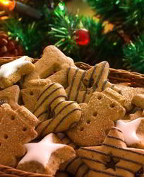 Рождественское печенье с чаем ройбос