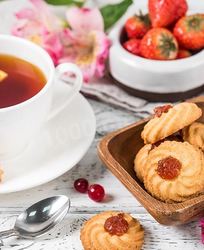 Сдобное печенье курабье